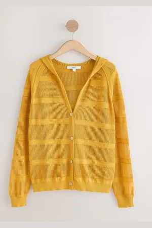 Next Lightweight Mesh Stitch Hooded CardiganL - Tall
