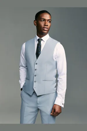 Next Gilet de costume texturé50 Long (UK 40 L)