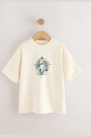 Next Relaxed Fit Short Sleeve Graphic Print T-Shirt (3-16yrs)13 ans