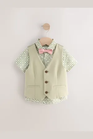 Next Ensemble gilet, chemise et naud papillon (3 mois-9 ans)9298cm