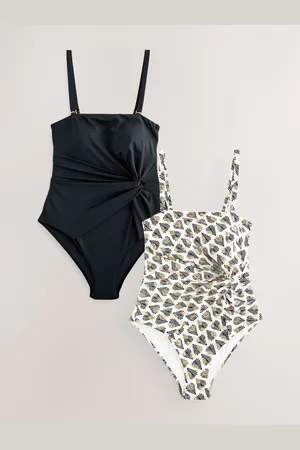 Next Twist Tummy Control Bandeau Swimsuit 2 Pack38