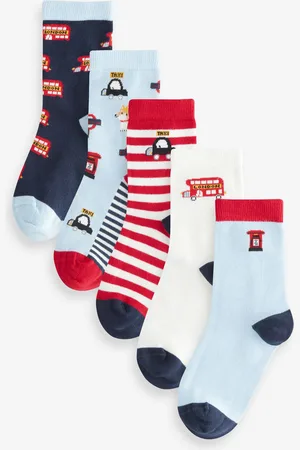 Next Chaussettes en coton riche Imprimé 5 LotUK 3 - 5.5 Jnr