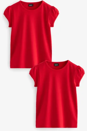 Next T-shirt à manches bouffantes en coton 100% 2 Pack (3-16ans)15 ans (170cm)