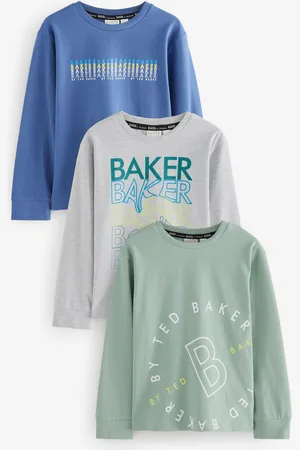 Ted Baker Graphic Manches longues 100% Cotton T-shirt 3 Lot7 ans (122cm)