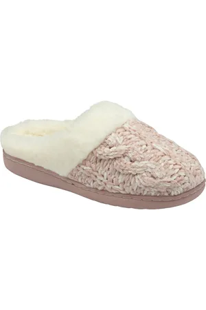 Dunlop Chaussons mules Ladies en maille à bout fermé