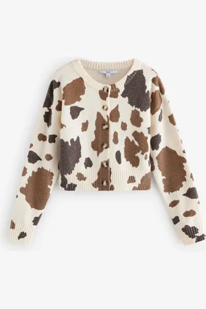 Next Crew Neck Knitted Cardigan With WoolMédium