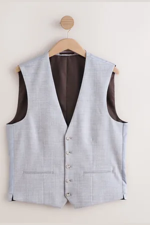 Next Gilet de costume texturé42l