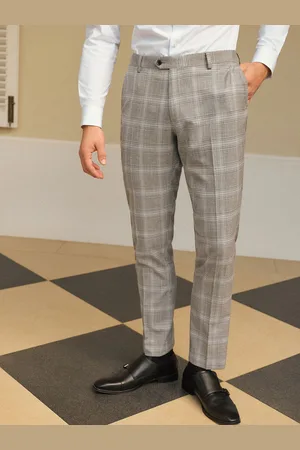 Next Pantalon de costume slim à carreaux34W x 29L (UK 34 S)