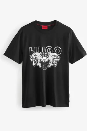HUGO BOSS Dog Graphic 100% Cotton T-Shirtpetit