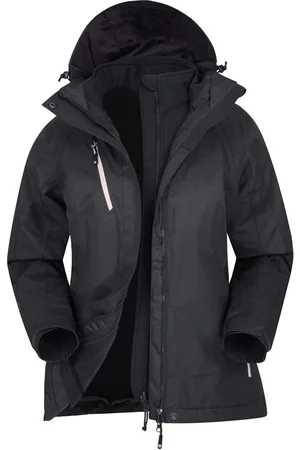 Mountain Warehouse Womens Bracken Melange 3 in 1 Veste imperméable et respirante42