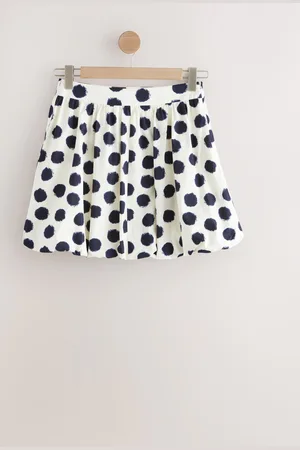 Next Mini-jupe en 100% coton à ourlet boule