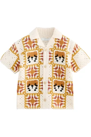Next Polos tricotés à col rond (Crochet Revere) Manches courtes (3mths-7yrs)8692cm