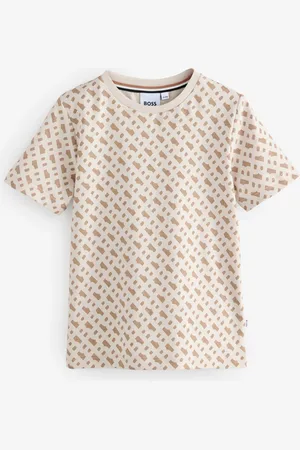 HUGO BOSS All Over Logo Short Sleeve T-Shirt152158cm