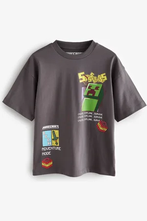 Next Minecraft T-shirt en coton 100% (3-16ans)11 ans (146cm)