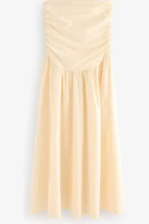 Next Peignoir Bandeau mi-long tissé en jersey mélangé40