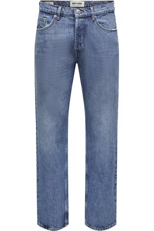 Only & Sons Coupe droite 100% Coton Jeans28W x 31L (UK 28 R)