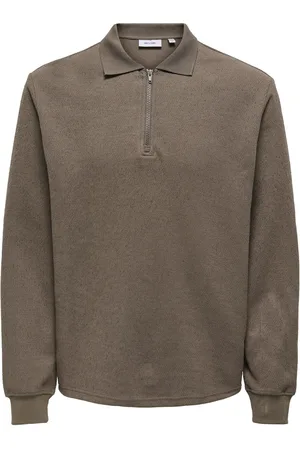 Only & Sons Polos Manches longues Half ZipXXL