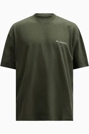 AllSaints Allsaints Sous-sol 100% coton bio Col rond T-shirtGrand