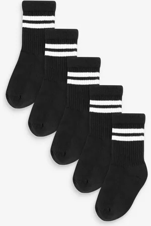 Next Cushioned Semelle intérieure Cotton Rich Ribbed Tipped Chaussettes 5 Lot7-10
