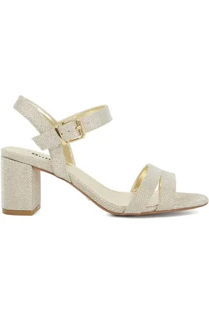 Dune Coupe large Merisa 2 Part Block Heel Sandalseu41