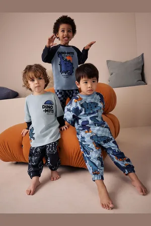 Next 100% Cotton Oversized Pyjamas 3 Pack (9mths-8yrs)104110cm