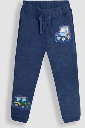 JoJo Maman Bébé Tractor Badge 100% Cotton Joggers9298cm