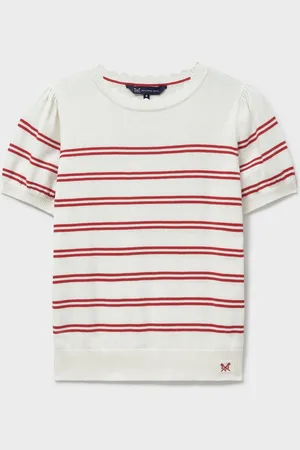 J.Crew Company Sola Stripe Crew Neck 100% Cotton Jumper34