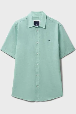 J.Crew Chemise Company en lin à manches courtesTrès grand