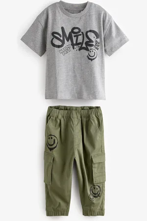Next T-Shirt and Cargo Trousers Set (3mths-7yrs)3 - 4 ans (98 - 104cm)