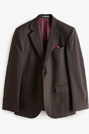 Next Coupe ajustée Signature Tollegno Italian Wool Textured Costume Veste46 Short (UK 36 S)