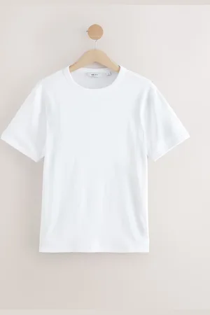 Next Ribbed Short Sleeve Crew T-ShirtGrand