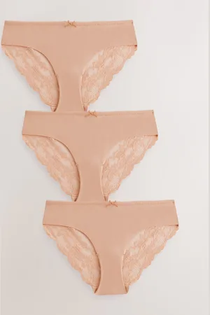 Next No VPL Lace Back Briefs 3 Pack34