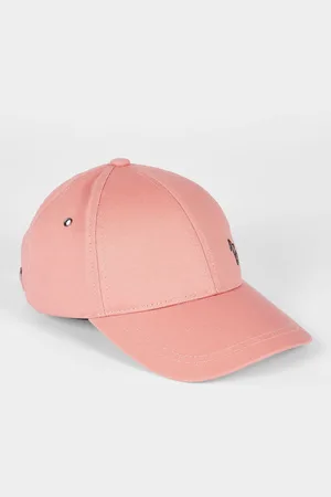 Paul Smith Pink Zebra Print 100% Cotton Logo Capun