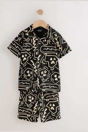 Next 100% Cotton Printed Jersey Shirt And Shorts Set (3-16yrs)152158cm