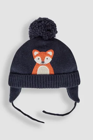 JoJo Maman Bébé Appliqué Bobble Hat0 - Mois 12 (50 - 80cm)