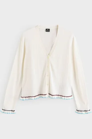 Paul Smith Knitted V-Neck Button Through Wool Blend CardiganTrès grand