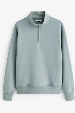 Next Jersey Cotton Rich Quarter Zip Sweat-shirtXL