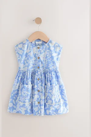 Next Button Through Dress (3mths-10yrs)7480cm