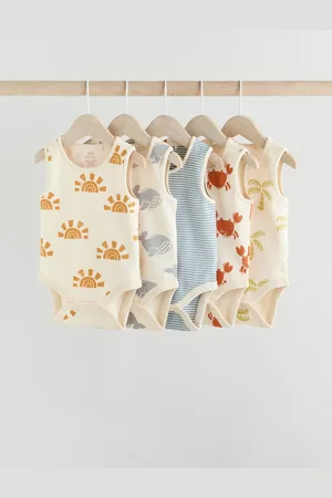 Next Lot de débardeurs 100coton pour bébé 56268cm