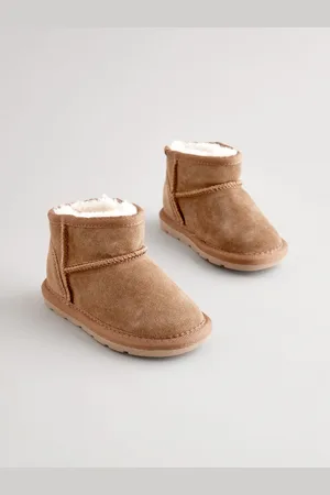 Next Bottes en daim doublées et chaudes