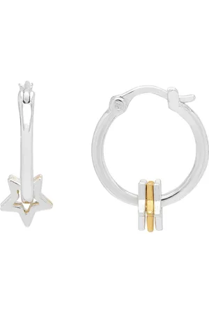 ESTELLA BARTLETT Multi Star Hoop Earringsun