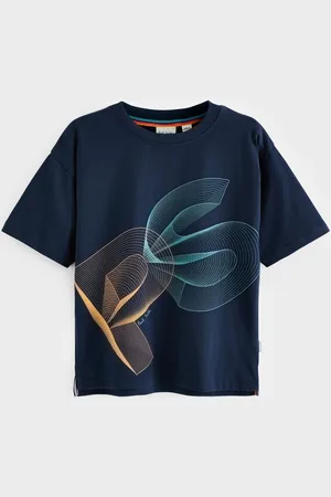 Paul Smith Garçons T-shirt oversize Manches courtes Iconic Imprimé 100% Coton7 - 8 ans (122 - 128cm)