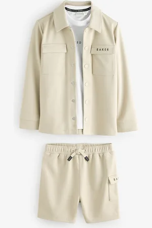 Ted Baker Stone Shacket T-Shirt And Shorts Set4 - 5 ans (104 - 110cm)