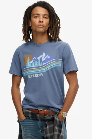 Superdry 100% Coton Outdoor Graphic Rayure T-shirtXXL
