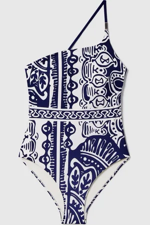 Reiss Maillot de bain Olivia asymétrique imprimé44