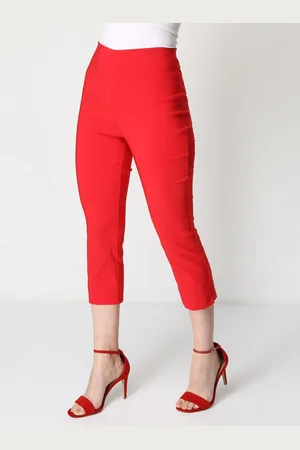 Roman Cropped Stretch Capri Trousers40