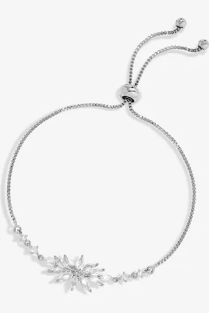 Jon Richard Cubic Zirconia Floral Toggle Braceletun