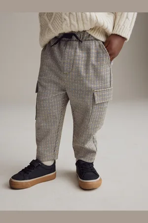 Next Dogtooth Cargos Jersey Joggers (3mths-7yrs)9 - Mois 12 (74 - 80cm)