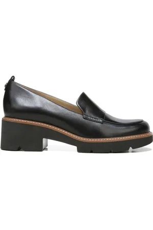 Naturalizer Wide Fit Darry Slip-On Black Loaferseu38