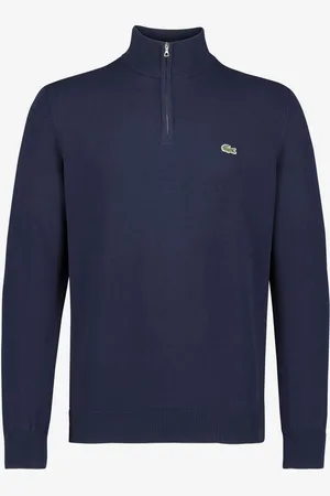 Lacoste 100% Cotton Quarter Zip JumperL Reg